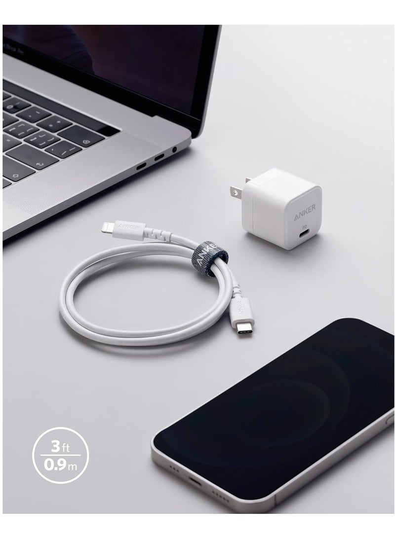 USB C Charger, Anker Fast Charger with Foldable Plug, PowerPort III 20W Cube Charger for iPhone 14/14 Plus/14 Pro/14 Pro Max/13, Galaxy, iPad/iPad Mini and More (Cable Not Included) White - pnsku/N70113644V/45/_/1727074934/ef774d55-d6e0-418e-9651-e9a0415b7022