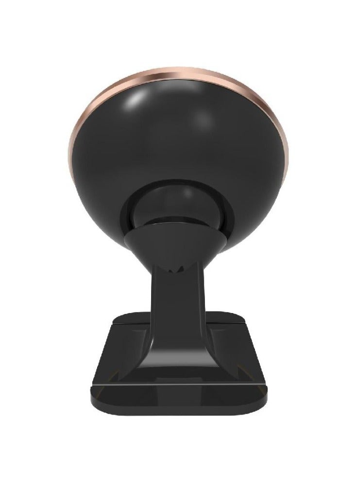 Baseus 360 Degree Rotating Magnetic Car Phone Holder Black / Gold Rose - Image 5