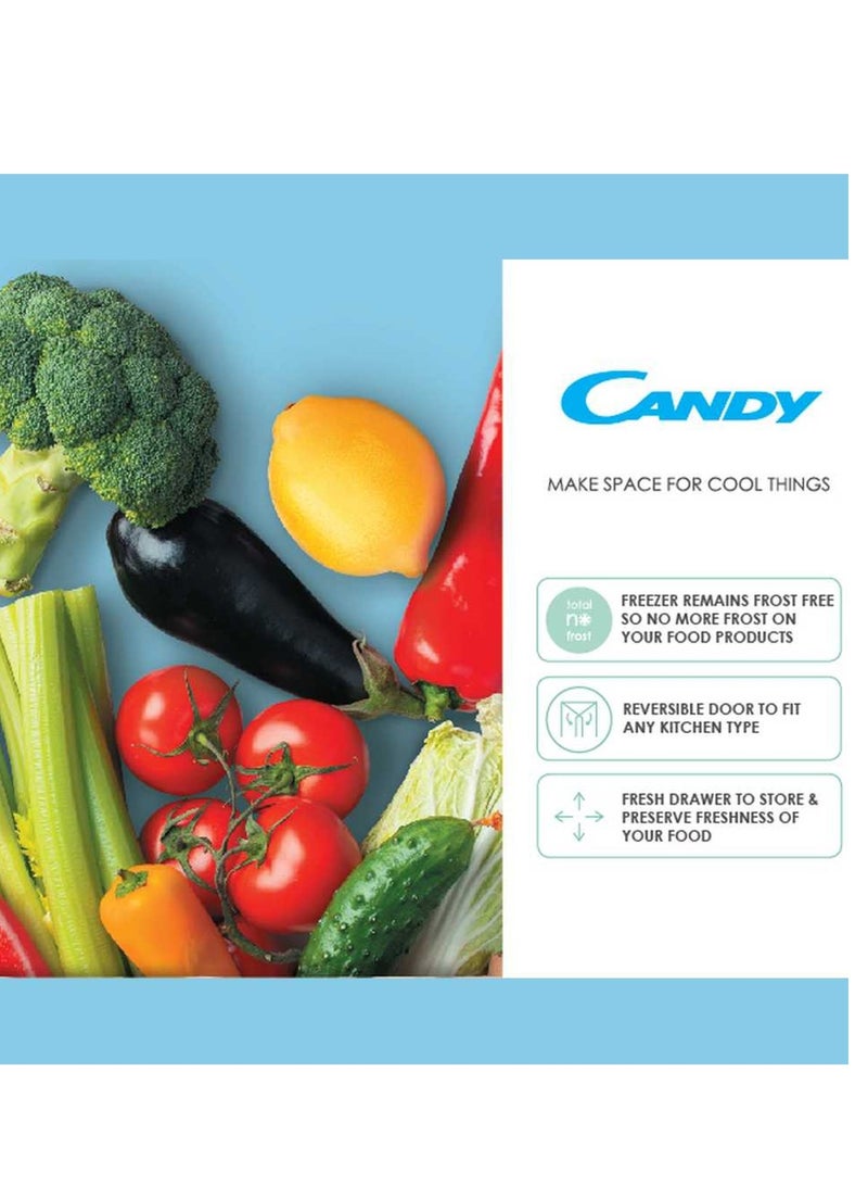 CANDY Top Mount Refrigerator Gross 630L CCDNI630DS19 Silver - Image 4