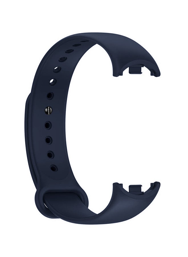 MARGOUN (for Mi Band 9) Strap Soft Silicone Replacement Sport Wristband for Xiaomi Mi Band 9 Watch Band Accessories for Women Men Dark Blue - Image 1
