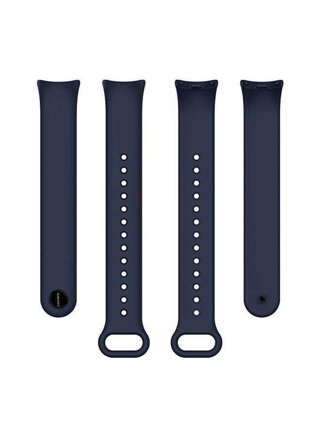 MARGOUN (for Mi Band 9) Strap Soft Silicone Replacement Sport Wristband for Xiaomi Mi Band 9 Watch Band Accessories for Women Men Dark Blue - Image 3