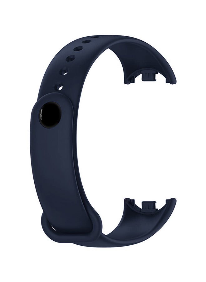 MARGOUN (for Mi Band 9) Strap Soft Silicone Replacement Sport Wristband for Xiaomi Mi Band 9 Watch Band Accessories for Women Men Dark Blue - Image 2