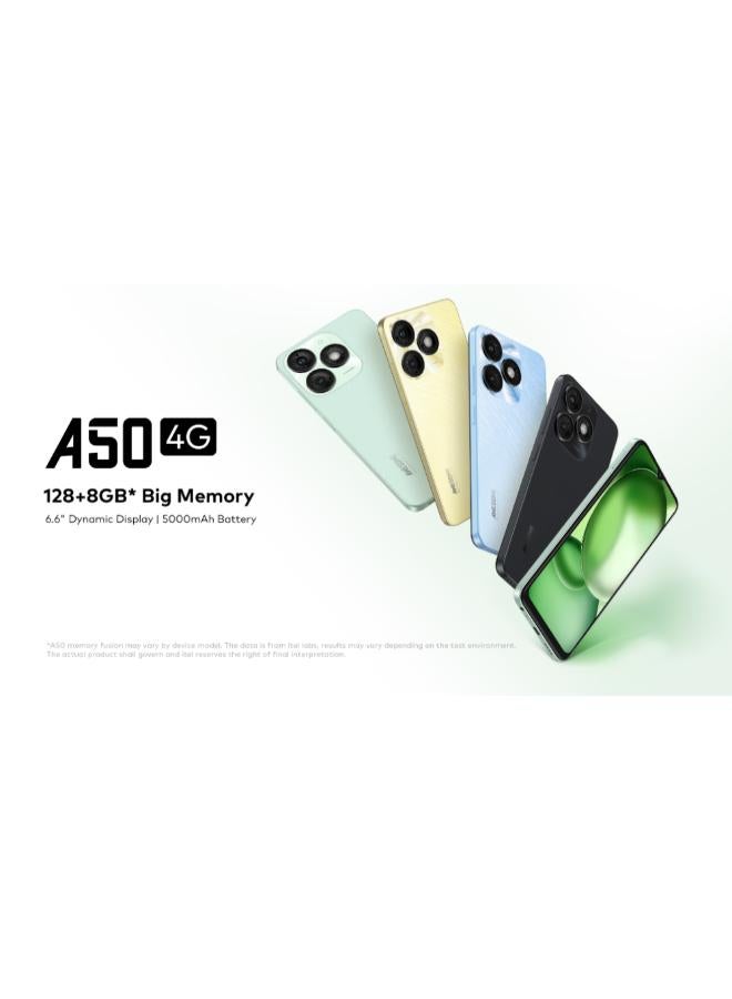 ITEL - A50 Dual SIM  Lime Green 3GB RAM 64GB 4G - Middle East Version - Image 1
