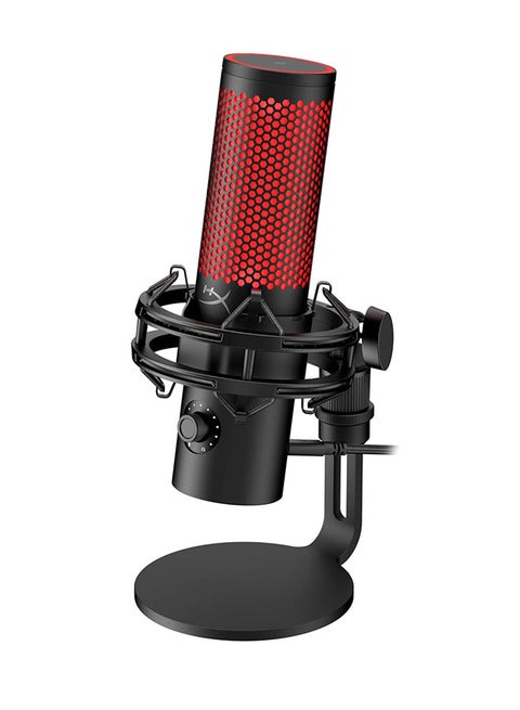 Quadcast 2 – Usb Microphone For Gaming, Streaming And Podcasting, With On-Board Controls, Led Lighting, Removable Shock Mount, Pc, Mac, Ps5, Ps4, Usb-C - Black