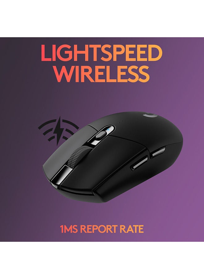 Logitech - Logitech G305 Lightspeed Wireless Gaming Mouse, HERO Sensor, 12,000 DPI, Lightweight, 6 Programmable Buttons, 250h Battery Life, On-Board Memory, Compatible with PC / Mac Black - Image 1