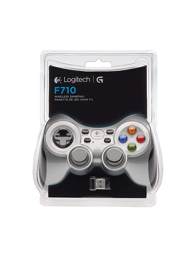 Logitech G F710 Wireless Gamepad, 2.4 GHz Wireless with USB Nano-Receiver, Controller Dual Vibration Feedback, 4 Switch D-Pad, PC/Steam/Windows/AndroidTV