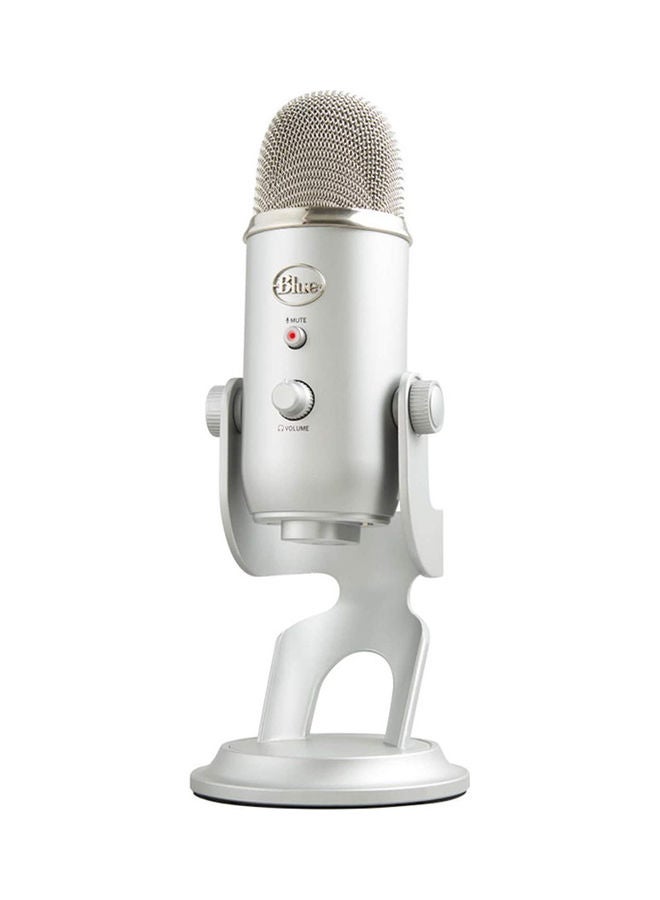 Logitech Yeti Premium Multi-Pattern USB Microphone - Silver - Image 1