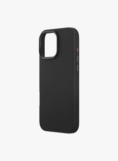 Uniq Series Lyden Vegan Leather Protective Leatherette Case with Aluminum Camera Bezel MagClick-Charging compatible with iPhone 16 Pro - Black  - Image 3
