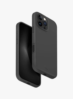 Uniq Series Line Hue Liquid Silicone Case With Dual-Layer Hybrid Protection Interchangeable Bezels Made with Strong Magnets compatible with iPhone 16 Pro - Grey  - Image 1