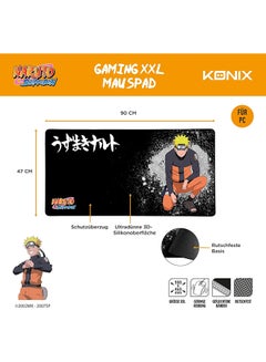 كونيكس Konix Naruto XXL Mousepad Black  - Image 3