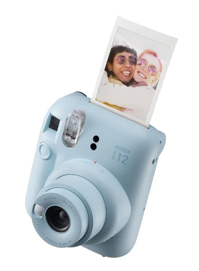 FUJIFILM - Instax Camera Mini 12 Pastel Blue With Gift Box Album - Image 1