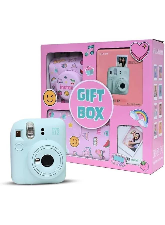 فوجي فيلم كاميرا Instax Mini 12 مع ألبوم صندوق هدايا  - Image 1