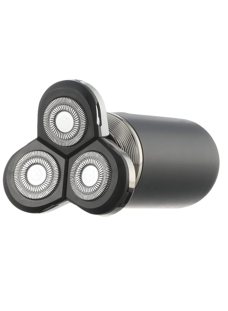 في جي آر V-317 Premium Cordless Rechargeable IPX6 Fully Waterproof 3 Razor Electric Shaver Wet & Dry Shaver for Face Care Beard Trimmer Super-Fast Charge , 600mAh Lithium battery - Image 3