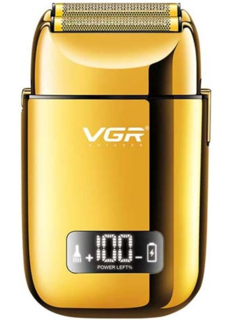 Professional USB Rechargeable V-338  ,LED Display ,  Foil Shaver , Home Functional Reciprocating Shaver, Cleaning brush, Protection cap, USB charging cable, 3pc guide comb , 120 Minutes Operating Time