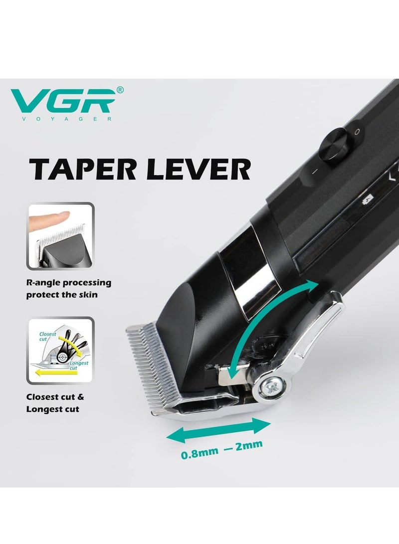 VGR V-687 Salon Series Professional Cordless Hair Clippers Electric Hair Cutter Machine Kit Rechargeable Wireless Hair Grooming Trimmers Set, Rechargeable Li-ion Battery 2500mAh 300 minutes Runtime  - Image 5