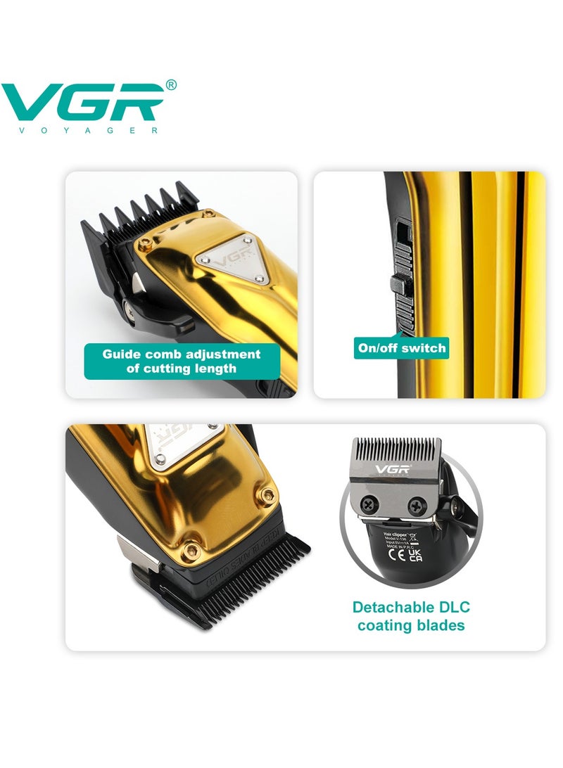 VGR - V-136 Professional Hair Clipper Corded & Cordless with LED Display & Turbo Mode Function | Runtime: 180 min Trimmer for Men - Image 1