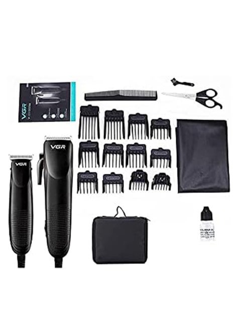 Professional USB Rechargeable V-023  ,LED Display ,  Oil Bottle , Home Functional Reciprocating Shaver, Cleaning brush, Protection cap, USB charging cable, 5pc guide comb , 180 Minutes Operating Time