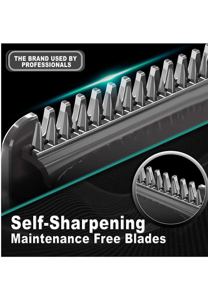 VGR Professional USB Rechargeable V-933 Home Functional Reciprocating Shaver, Cleaning brush, Protection cap, USB charging cable, 3pc guide comb , 2000 mAh Lithium battery  - Image 3