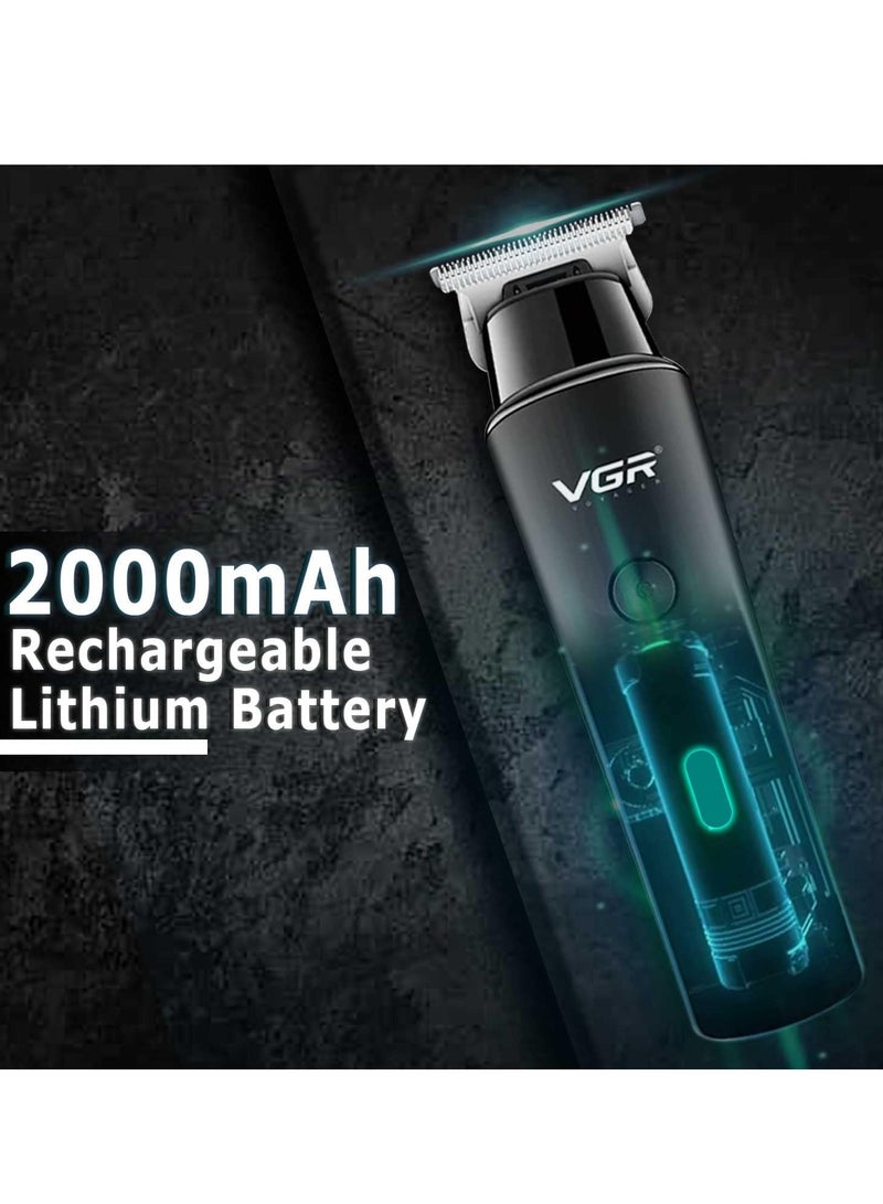 VGR Professional USB Rechargeable V-933 Home Functional Reciprocating Shaver, Cleaning brush, Protection cap, USB charging cable, 3pc guide comb , 2000 mAh Lithium battery  - Image 5