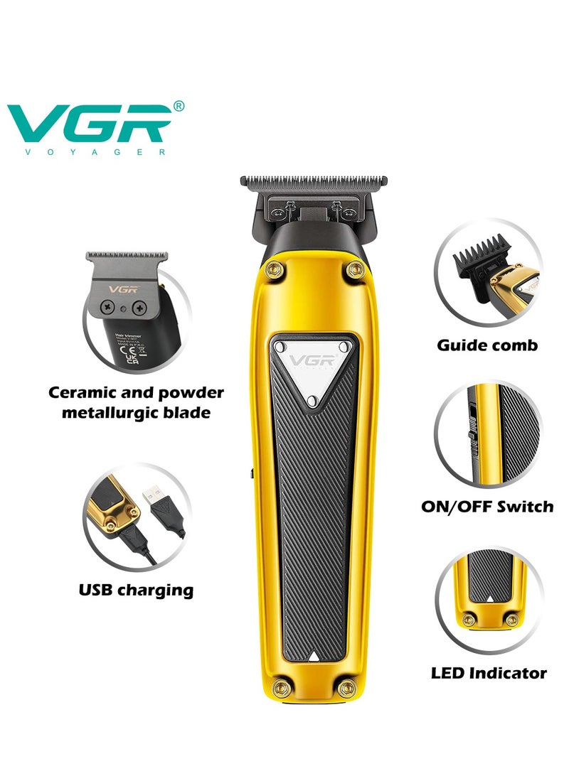 VGR Professional men's razor, powerful razor, 2000 mAh lithium battery, made of durable plastic and stainless steel blade, model V-907.  - Image 2