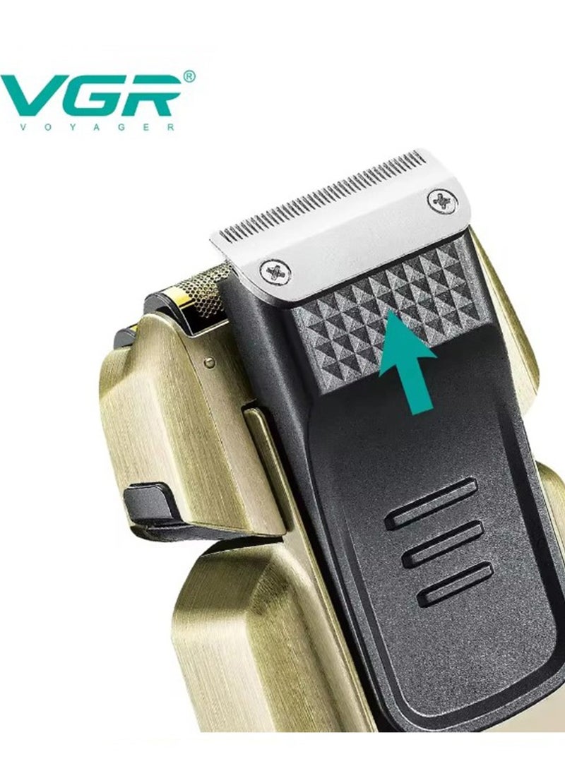 VGR Electric Shaver Adjustable Rechargeable Professional Shaver LED Display Full Body Washable Foil Shaver for Men With V-337 - Image 4