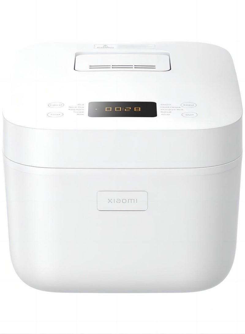 شاومي Multifunctional Rice Cooker 4L,Large Capacity 860W Appointment function Non-stick  Inner Pot Quick Cook 4 L 860 W MFB090-1 White  - Image 5