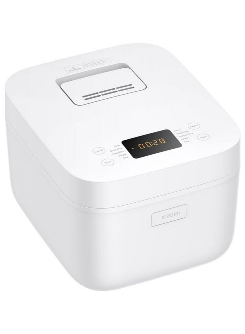 شاومي Multifunctional Rice Cooker 4L,Large Capacity 860W Appointment function Non-stick  Inner Pot Quick Cook 4 L 860 W MFB090-1 White  - Image 2