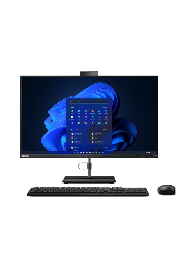 Lenovo ThinkCentre Neo 30a AIO With 27-Inch Display, Intel Core i7-13620H Processor/8GB RAM/512GB SSD/Integrated Graphics/Free DOS English/Arabic Raven Black - Image 1