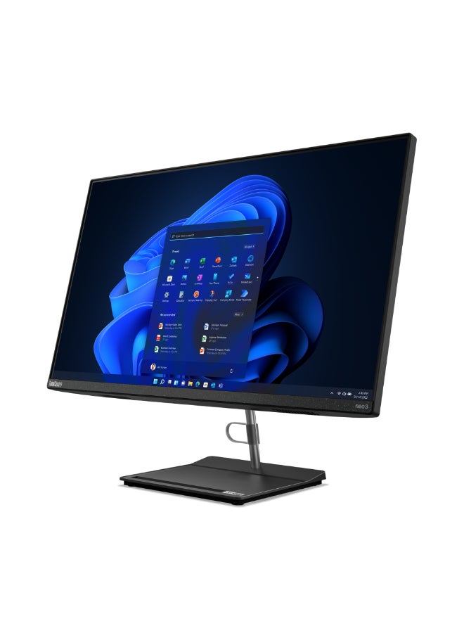 Lenovo ThinkCentre Neo 30a AIO With 27-Inch Display, Intel Core i7-13620H Processor/8GB RAM/512GB SSD/Integrated Graphics/Free DOS English/Arabic Raven Black - Image 3