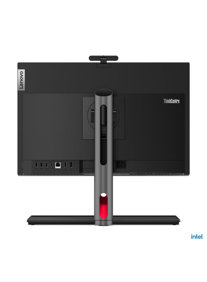 لينوفو - ThinkCentre M70 AIO With 21.5-Inch Display, Intel Core i5-12400 Processor/8GB RAM/512GB SSD/Integrated Graphics/Windows 11 Pro English/Arabic Black - Image 1