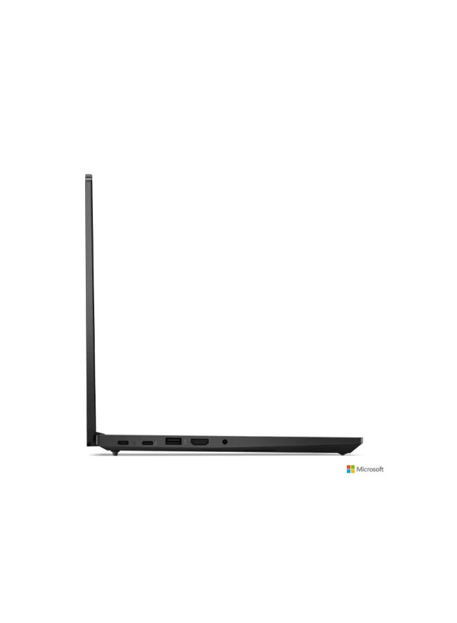 لينوفو - Thinkpad E14 (Upgraded Version) Laptop With 14-Inch Display, Intel Core Ultra 5 125U Processor/8GB RAM/512GB SSD/Intel Iris XE Graphics/Free DOS English/Arabic Black - Image 1