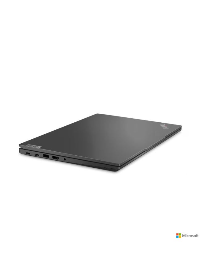 لينوفو - Thinkpad E14 (Upgraded Version) Laptop With 14-Inch Display, Intel Core Ultra 5 125U Processor/8GB RAM/512GB SSD/Intel Iris XE Graphics/Free DOS English/Arabic Black - Image 1
