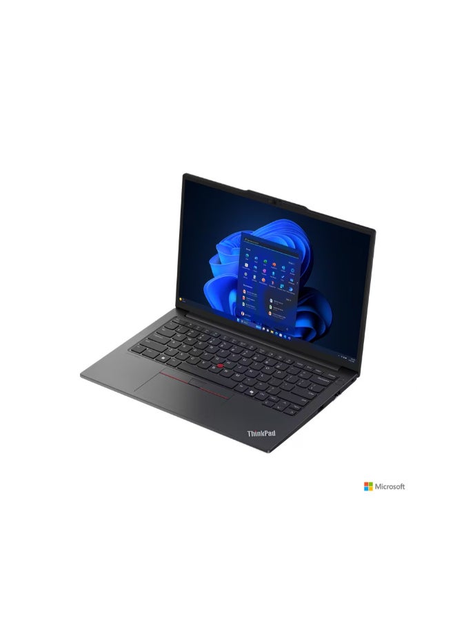 Lenovo - Thinkpad E14 (Upgraded Version) Laptop With 14-Inch Display, Intel Core i7-1355U Processor/8GB RAM/512GB SSD/Intel Iris XE Graphics/Windows 11 Pro English/Arabic Black - Image 1