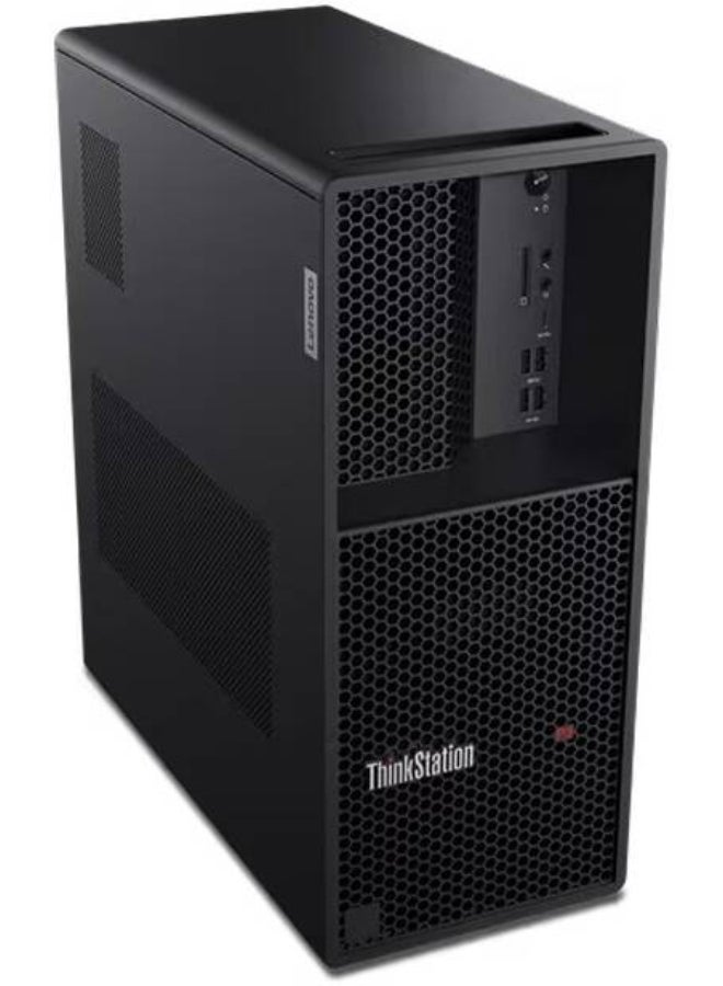 Lenovo - ThinkCentre P3 Tower PC,Intel Core i9-13900HX Processor/16GB RAM/512GB SSD/Intel Iris XE Graphics/Windows 11 Pro Black - Image 1
