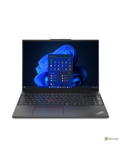 Lenovo ThinkPad E16  (Upgraded Version) Laptop With 16-Inch Display, Intel Core Ultra 7 155H Processor/16GB RAM/512GB SSD/Integrated Graphics/Free DOS English/Arabic Black  - Image 1