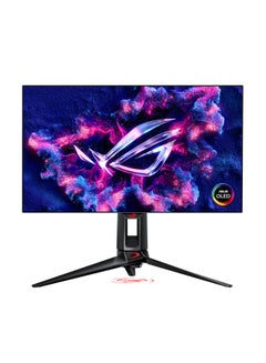 ROG Swift PG27AQDP 26.5" QHD Premium OLED Gaming Monitor, 480Hz Refresh Rate, 0.03ms Response Time, FreeSync & G-Sync, 1.5M 1 Contrast Ratio, 10-Bit 1.07B Colours, AI ASSISTANT, PG27AQDP Black
