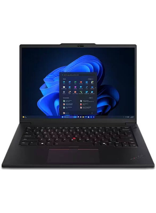 Lenovo ThinkPad P14S Laptop With 14-Inch Display, Intel Core Ultra 7 155H Processor/16GB RAM/512GB SSD/4GB Nvidia Geforce RTX 500 Graphics/Windows 11 Pro English/Arabic Black  - Image 1