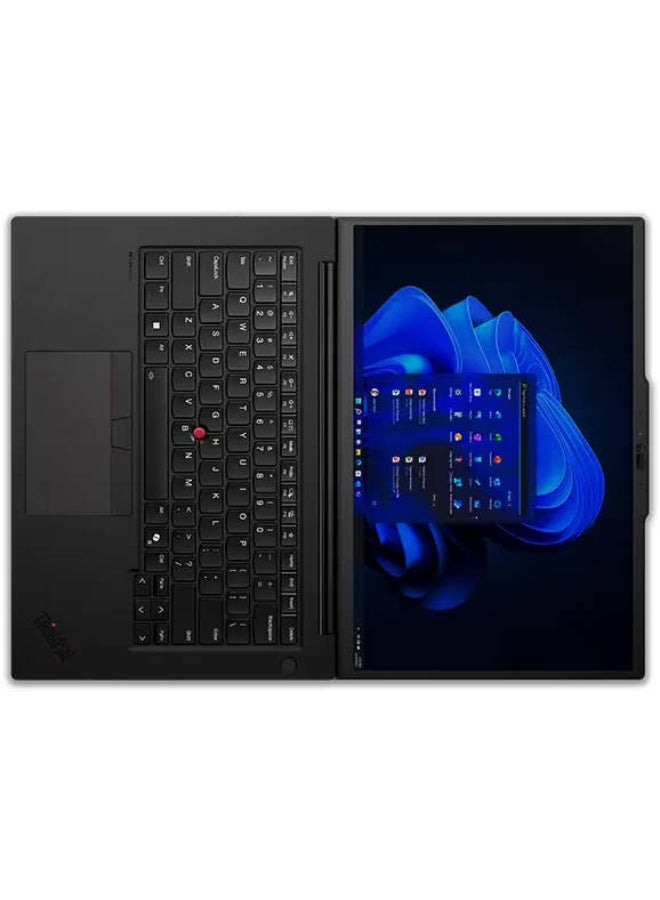 Lenovo ThinkPad P14S Laptop With 14-Inch Display, Intel Core Ultra 7 155H Processor/16GB RAM/512GB SSD/4GB Nvidia Geforce RTX 500 Graphics/Windows 11 Pro English/Arabic Black  - Image 4