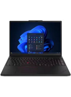 ThinkPad P16S Laptop With 16-Inch Display, Intel Core Ultra 7 155H Processor/16GB RAM/512GB SSD/4GB Nvidia Geforce RTX 500 Graphics/Windows 11 Pro English/Arabic Black