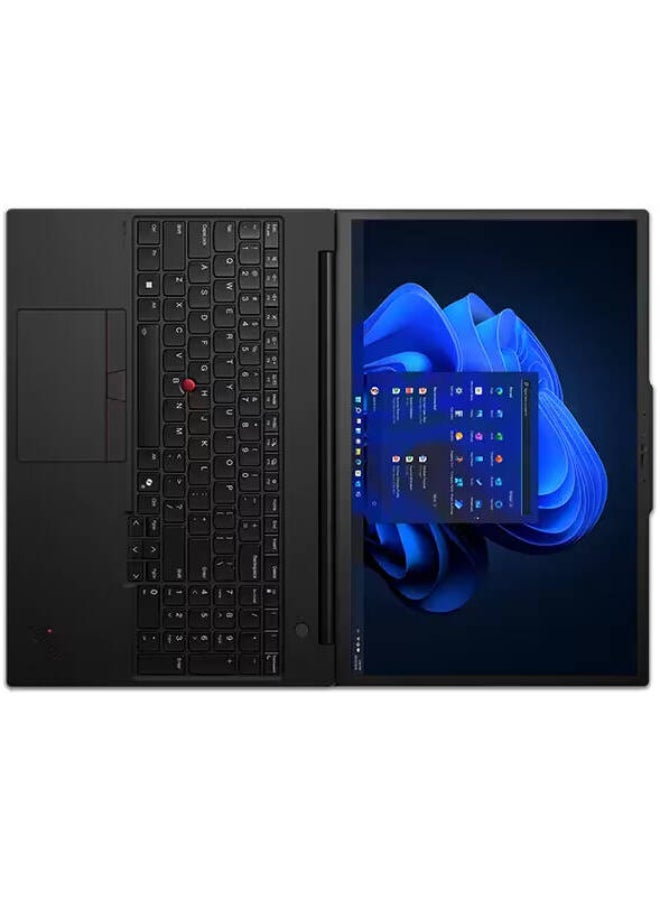Lenovo - ThinkPad P16S Laptop With 16-Inch Display, Intel Core Ultra 7 155H Processor/16GB RAM/512GB SSD/4GB Nvidia Geforce RTX 500 Graphics/Windows 11 Pro English/Arabic Black - Image 1