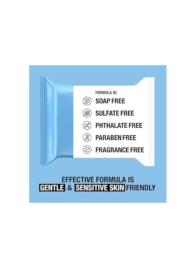 Neutrogena - Neutrogena Fragrance-Free Makeup Remover Cleansing Towelette Singles, Individually-Wrapped Daily Face Wipes to Remove Dirt, Oil, Makeup & Waterproof Mascara for Travel & On-the-Go, 20 towelettes 120grams - Image 1