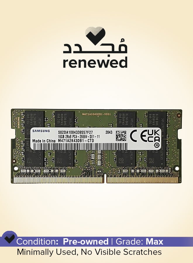 سامسونج - Renewed - Laptop Memory RAM 16GB DDR4 2666 Mhz 16 GB - Image 1