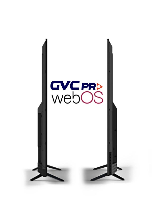 55 Inch WebOs Smart TV with Free wall Mount and Smart Remote + Magic Remote Control, 4K FHD Screen Resolution, HDMI & USB Port, Wi-Fi Connectivity and Built in Receiver, Netflix, YouTube, Shahid and more Supporting Applications - GVC-55WS7200 Black