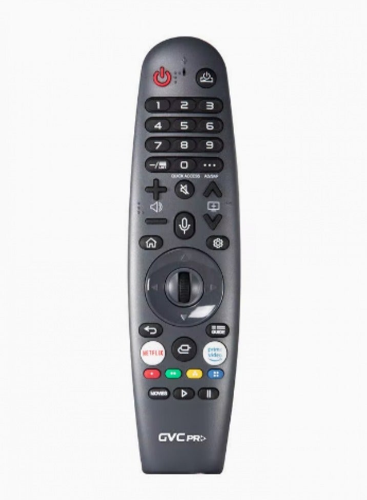 55 Inch WebOs Smart TV with Free wall Mount and Smart Remote + Magic Remote Control, 4K FHD Screen Resolution, HDMI & USB Port, Wi-Fi Connectivity and Built in Receiver, Netflix, YouTube, Shahid and more Supporting Applications - GVC-55WS7200 Black