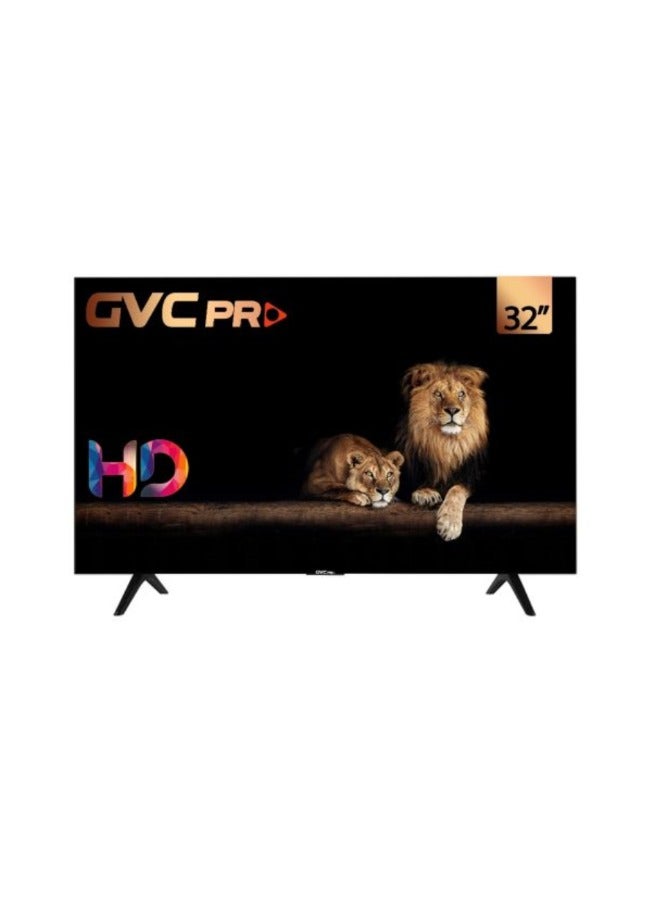 gvc pro - 32 Inch Standard TV, FHD, 1080p Screen Resolution, With Free Wall Mount & Remote Control, HDMI & USB Ports along with AV & Headphone Jack - GVC-32TAF5300 Black - Image 1