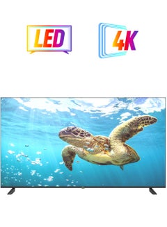 Nobel Nobel 75 Inch UHD Smart TV | 4K Ultra HD | Netflix, YouTube & Prime Video Certified | VIDAA OS | Voice Control & Bluetooth | Dual Remote Controls UHD75VIDS Black  - Image 1
