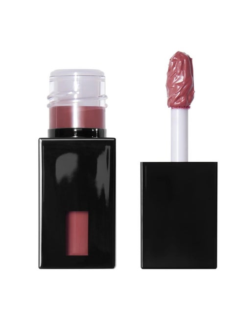 Cosmetics Glossy Lip Stain, Lightweight, Long-Wear Lip Stain For A Sheer Pop Of Color & Subtle Gloss Effect, Power Mauves Red