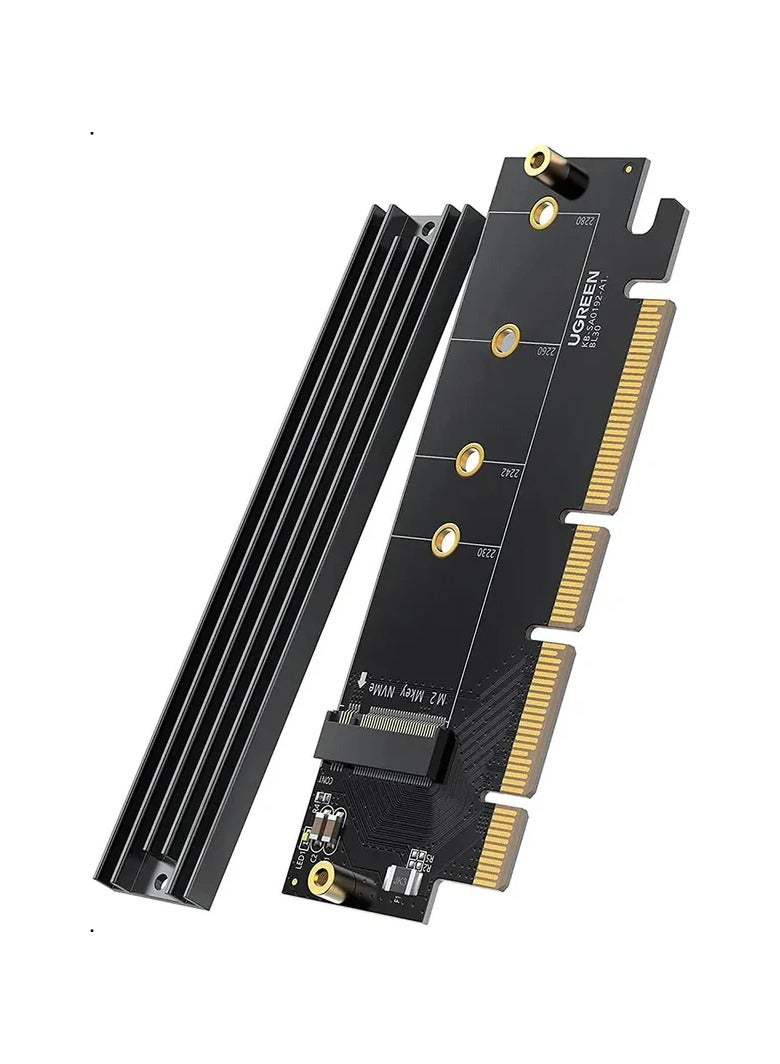 Ugreen UGREEN PCIe 4.0(16×) to M.2 NVMe Expansion Card BLACK  - Image 1