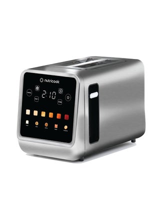 Toasti Digital Toaster - 2-Slice With Intuitive Touch-screen Display, 6 Shade Settings, 5 Bread Options, Favorite Button, Warming Rack, Crumb Tray,  Reheat | Defrost, 2 Years Warranty 850 W Toasti Silver - pnsku/N70114068V/45/_/1728991906/08dd87a8-08e0-4645-8480-35ae9ba03be9