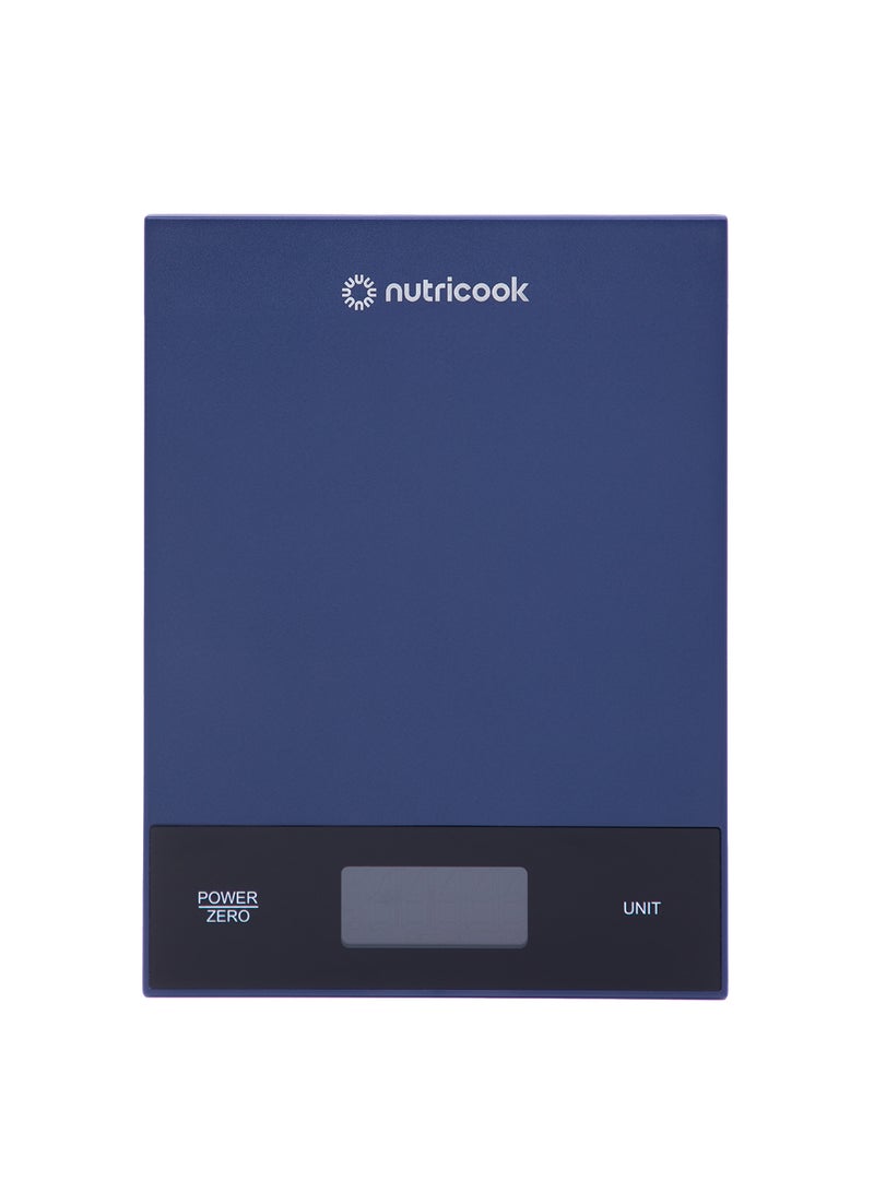 نيوتري كوك Nutricook Food Scale, 11lb Digital Kitchen Scale, Weight in Grams and Ounces (1g Precise) for Baking, Cooking, Nutrition and Meal Prep, Tare Function Blue  - Image 2